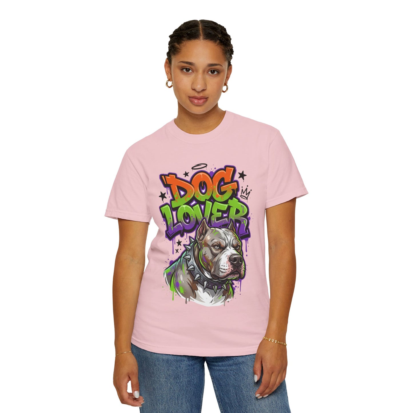 Dog Lover T-Shirt — Urban Graffiti Pitbull Tee