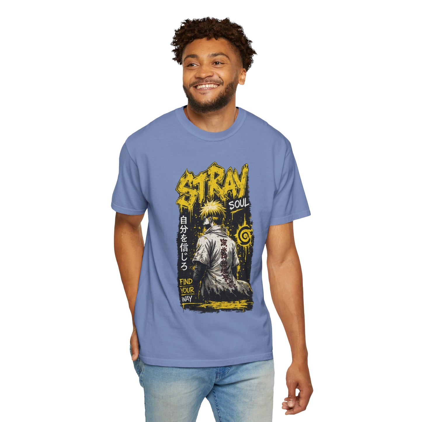 Stray Soul Graphic T-Shirt — Find Your Way Anime Streetwear