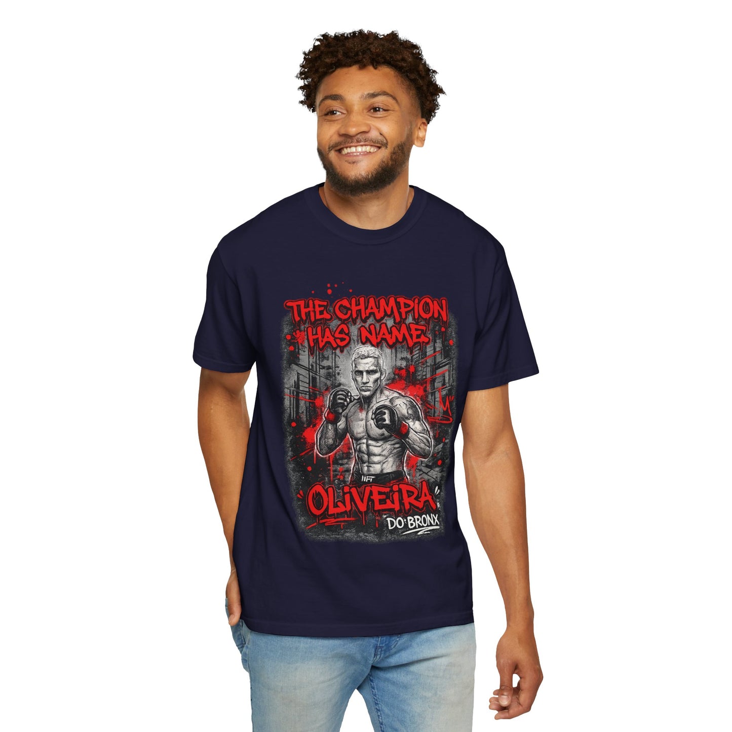 Oliveira 'The Champion Has Name' UFC Graphic T-Shirt