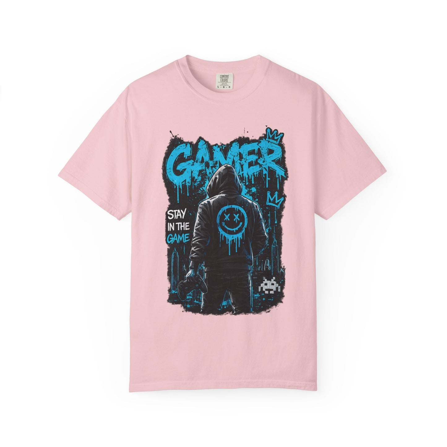 Gamer Streetwear T-Shirt – 'Stay in the Game' Graphic Tee