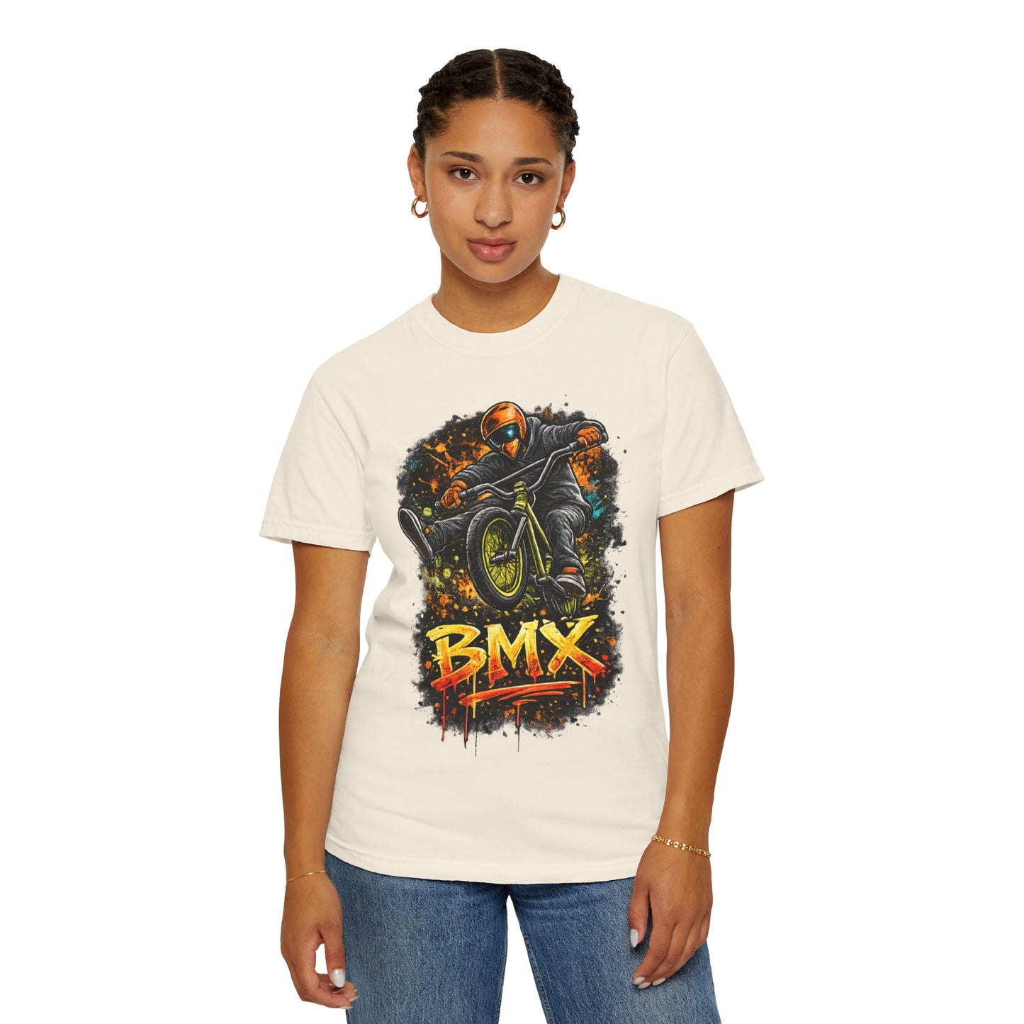 BMX Freestyle T-Shirt — Graphic BMX Rider Tee