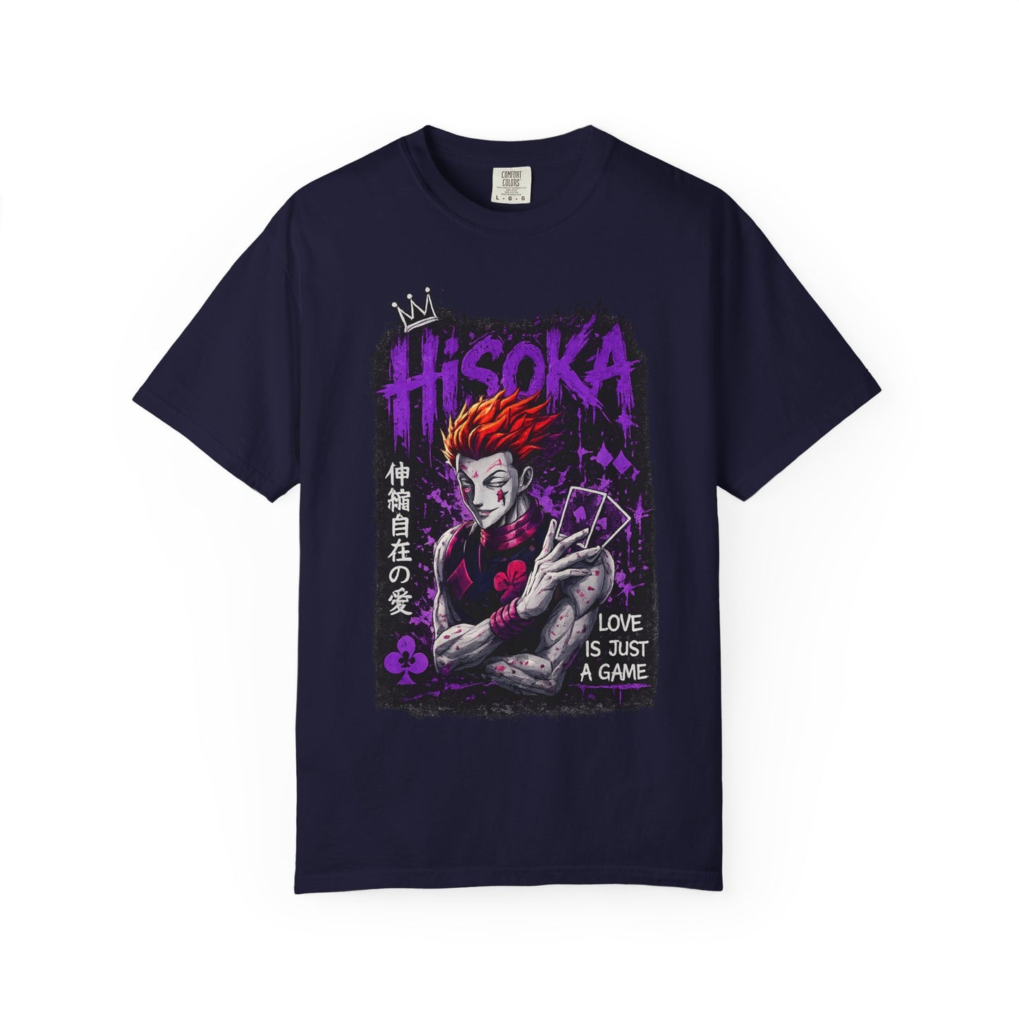 Hisoka Anime Graphic T-Shirt — "Love Is Just a Game" Villain Tee