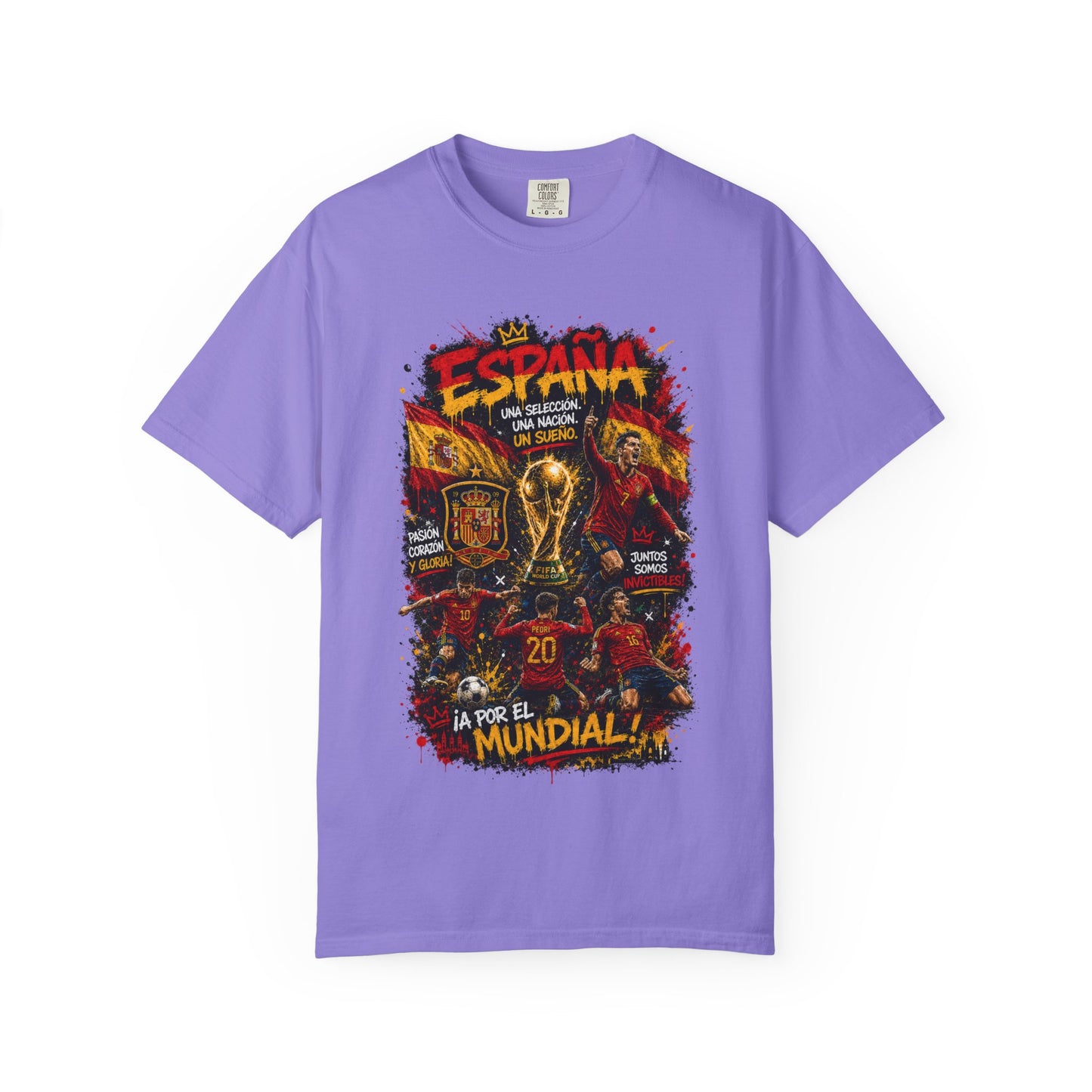 España World Cup Soccer Graphic Tee | España Mundial T-Shirt