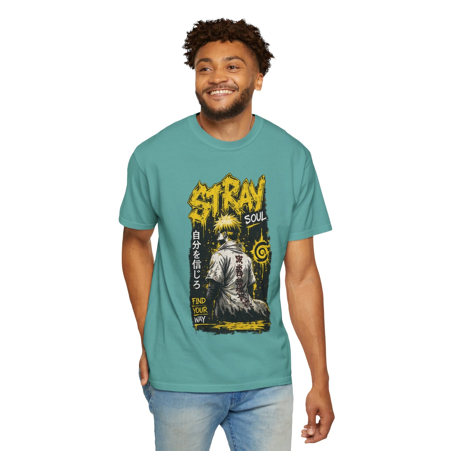 Stray Soul Graphic T-Shirt — Find Your Way Anime Streetwear