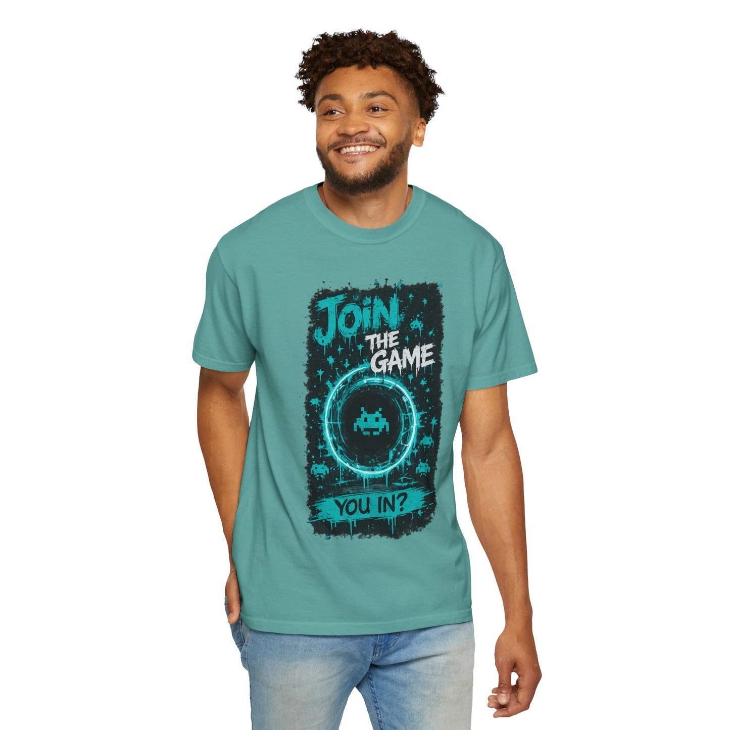Join The Game Retro Arcade T-Shirt — 'You In?' Gamer Graphic Tee