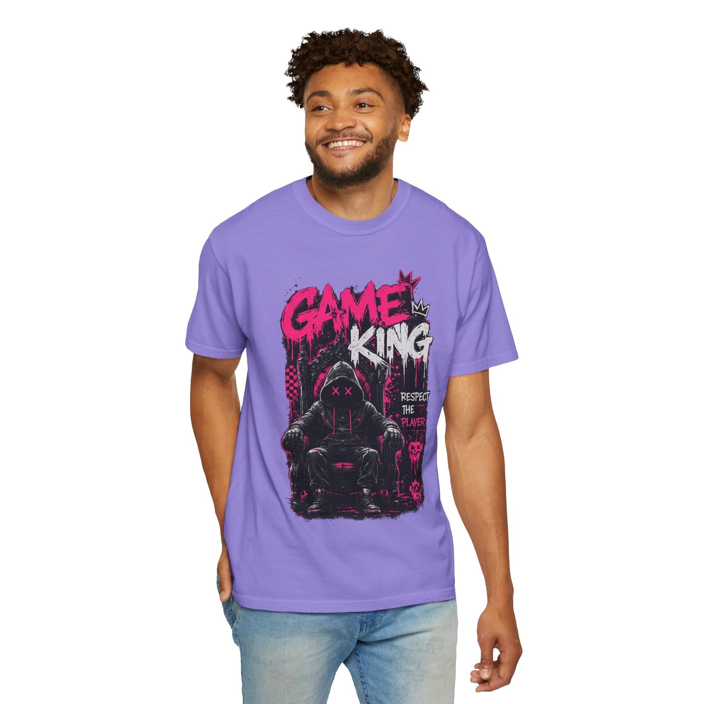Game King Graphic T-Shirt — 'Respect The Player' Gamer Streetwear