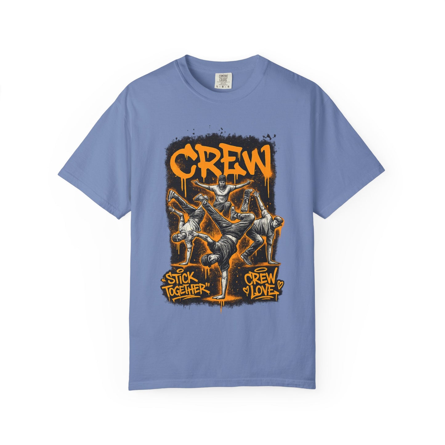 Crew Stick Together Graphic Tee — Skate Crew Vintage-Style Shirt