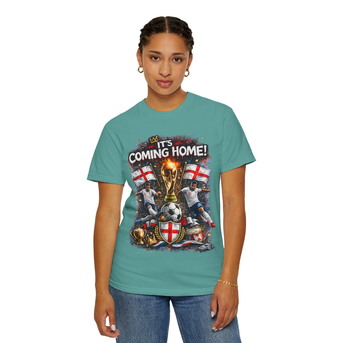 It's Coming Home football World Cup shirt | England flag soccer tee