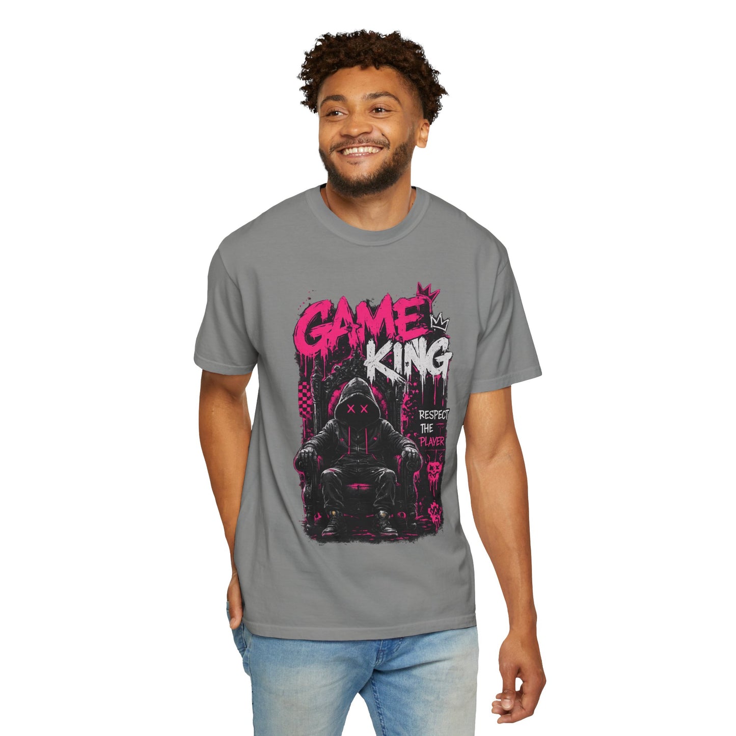 Game King Graphic T-Shirt — 'Respect The Player' Gamer Streetwear