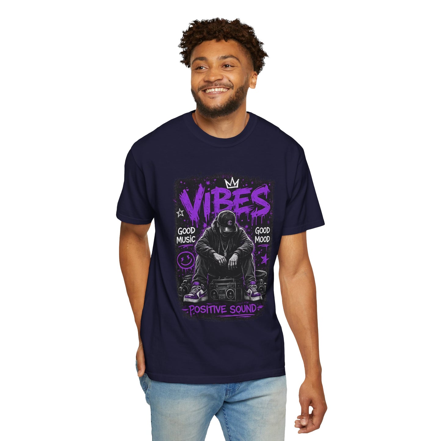 Vibes Graphic T-Shirt — Positive Sound Music Tee