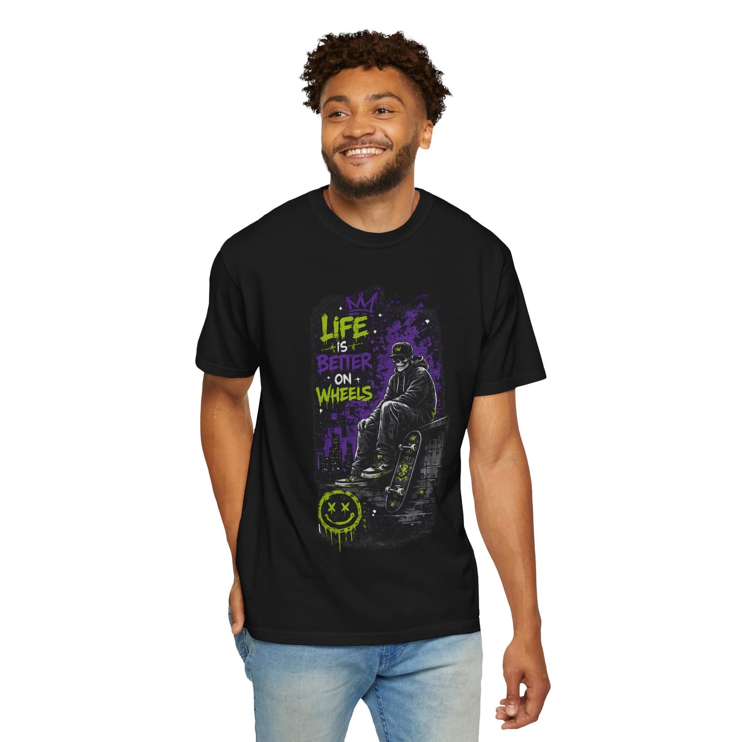 Life Is Better On Wheels T-Shirt — Wheelchair Pride Graphic Tee