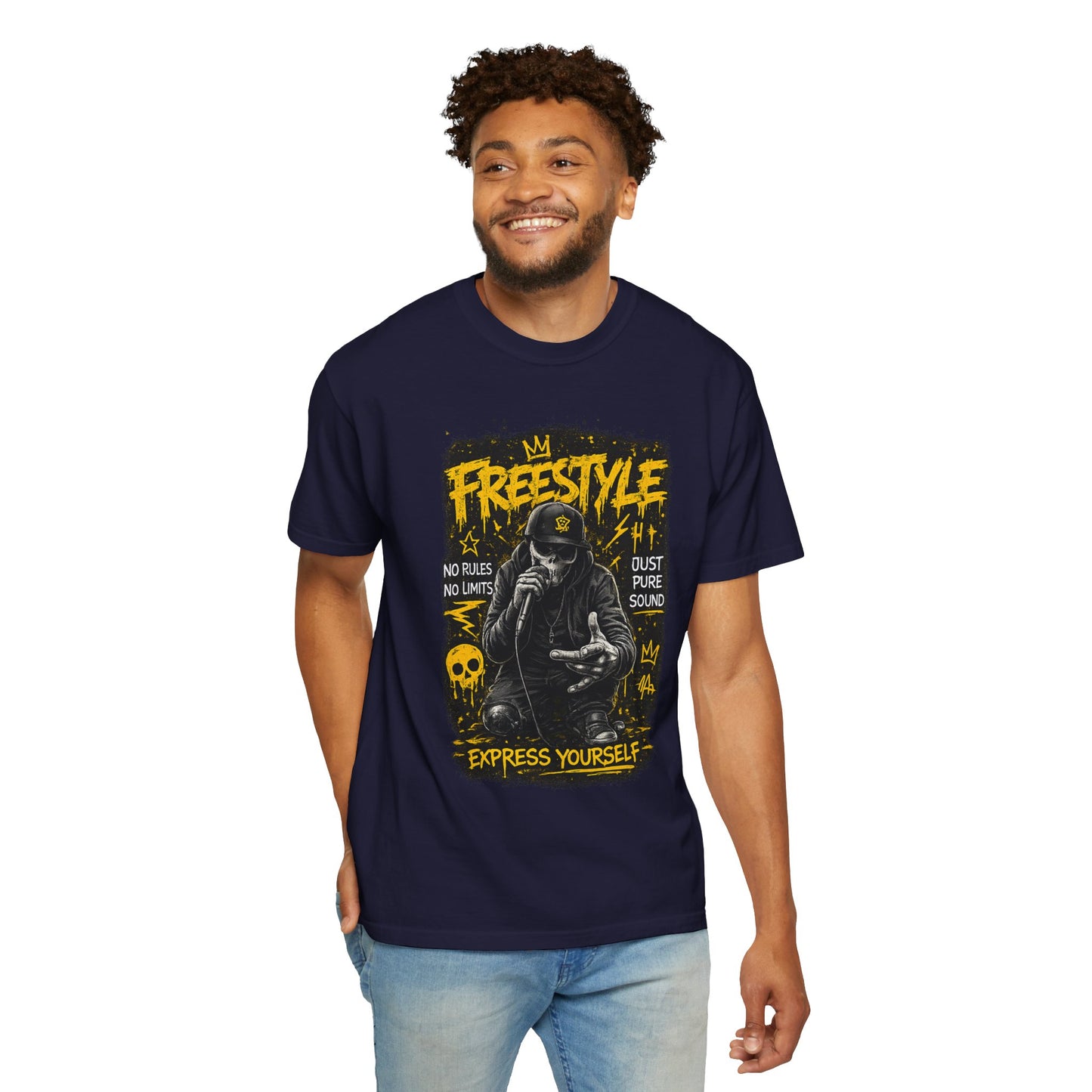 Freestyle Rap T-Shirt — "Express Yourself" Streetwear Graphic Tee