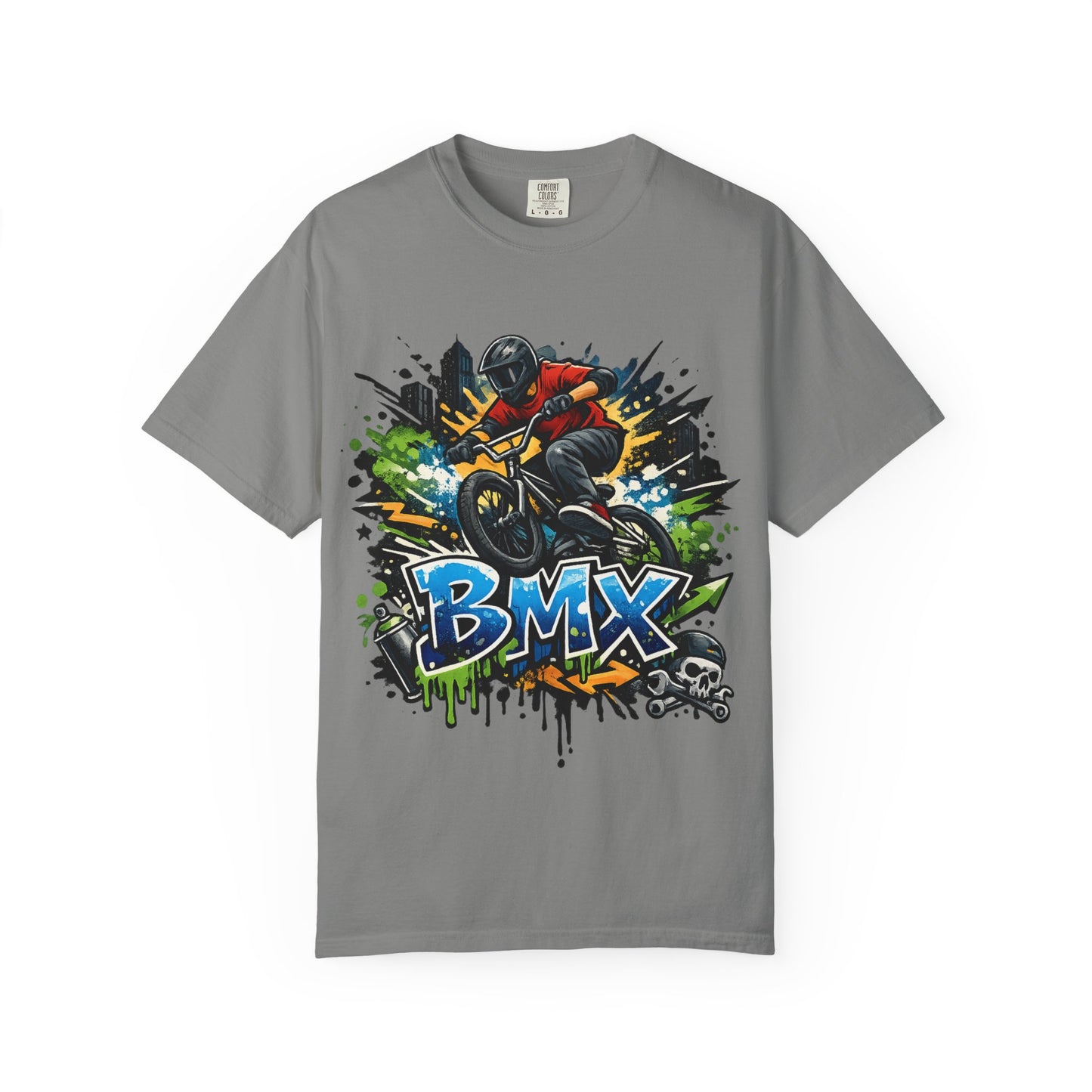BMX Graffiti Rider T-Shirt — Extreme BMX Bike Tee