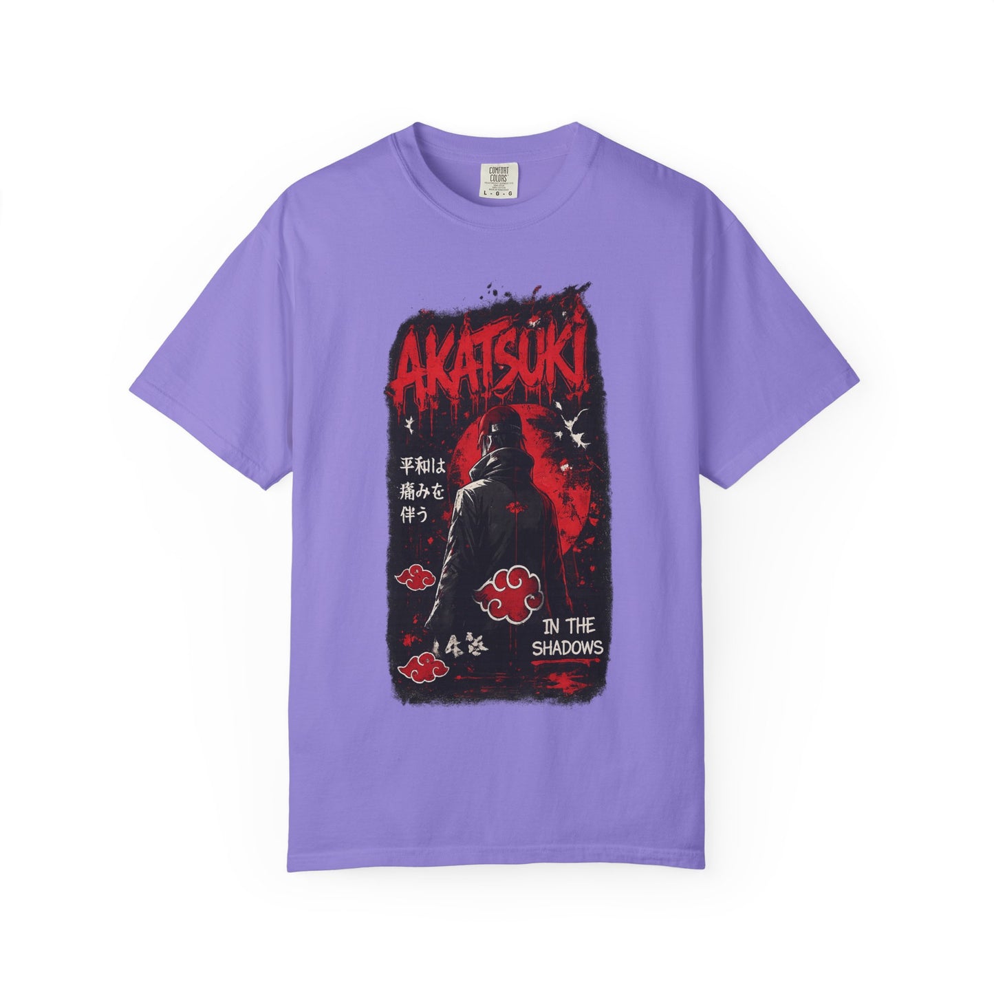 Akatsuki Graphic T-Shirt — Vintage Anime Rogue Clan Design