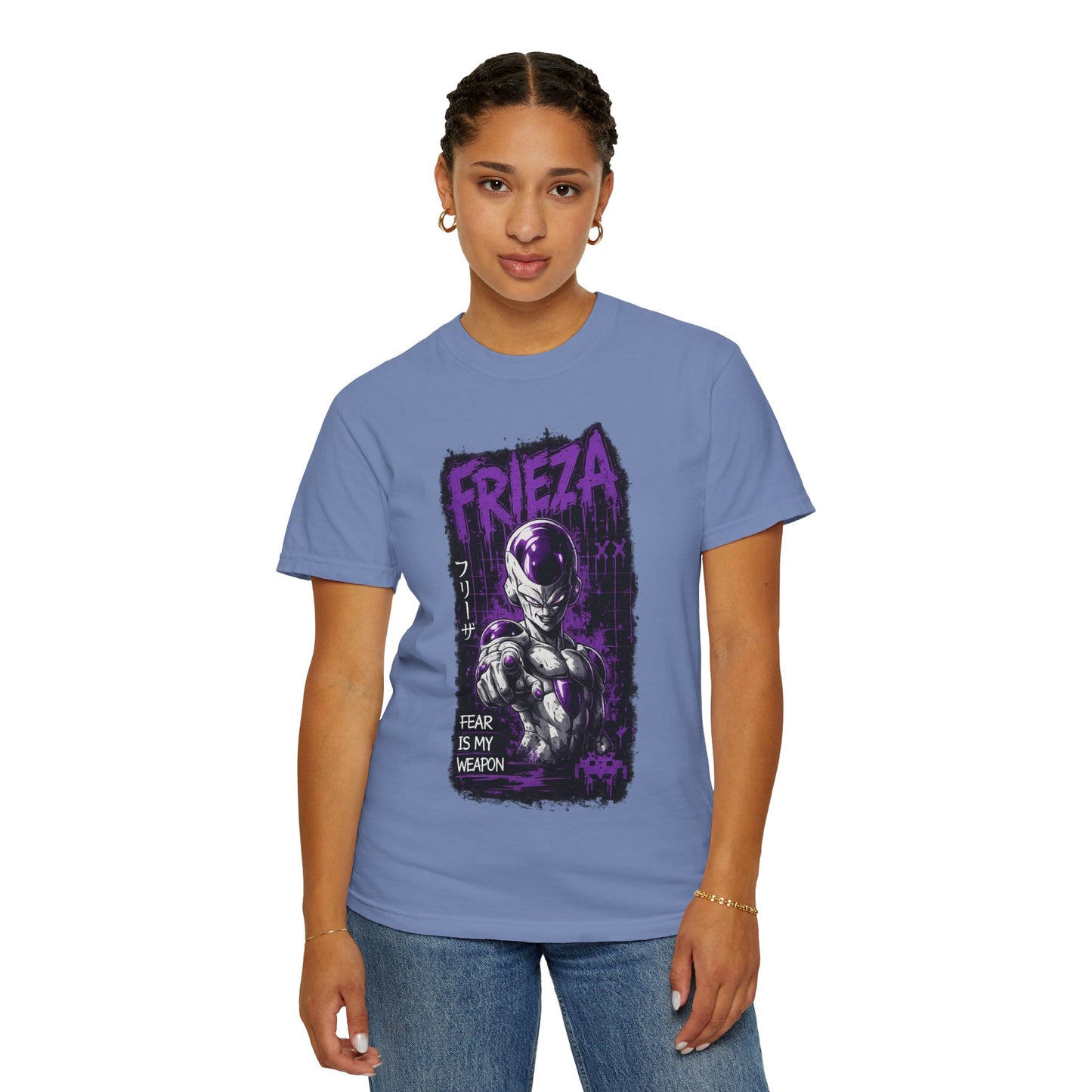 Frieza Graphic T-Shirt — 'Fear Is My Weapon' Anime Tee