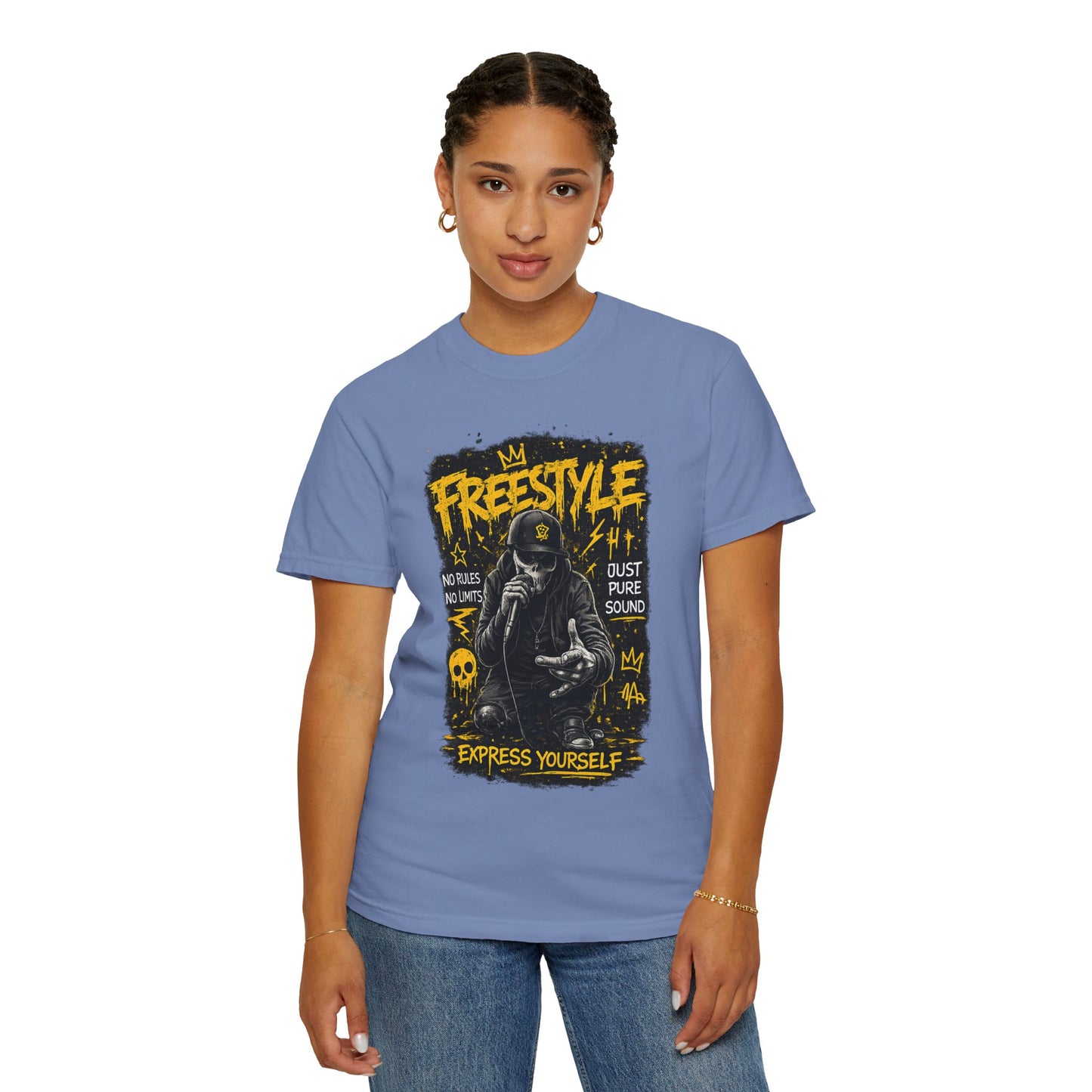 Freestyle Rap T-Shirt — "Express Yourself" Streetwear Graphic Tee