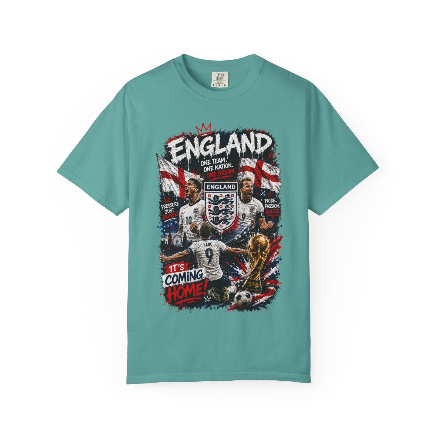 England Football Squad T-shirt | It’s Coming Home World Cup Soccer Tee