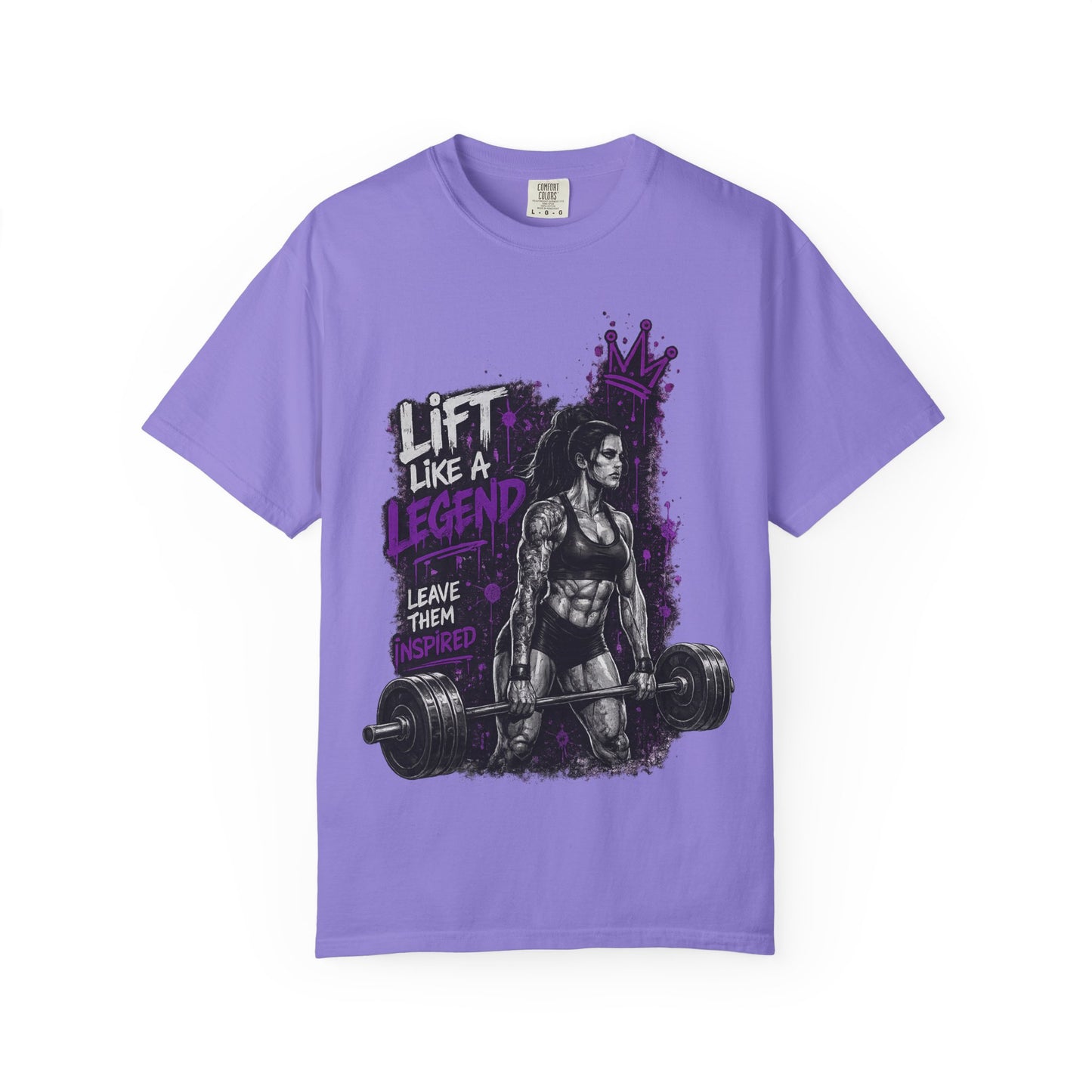 Lift Like a Legend Weightlifting T-Shirt — Female Power Deadlift Gym Tee