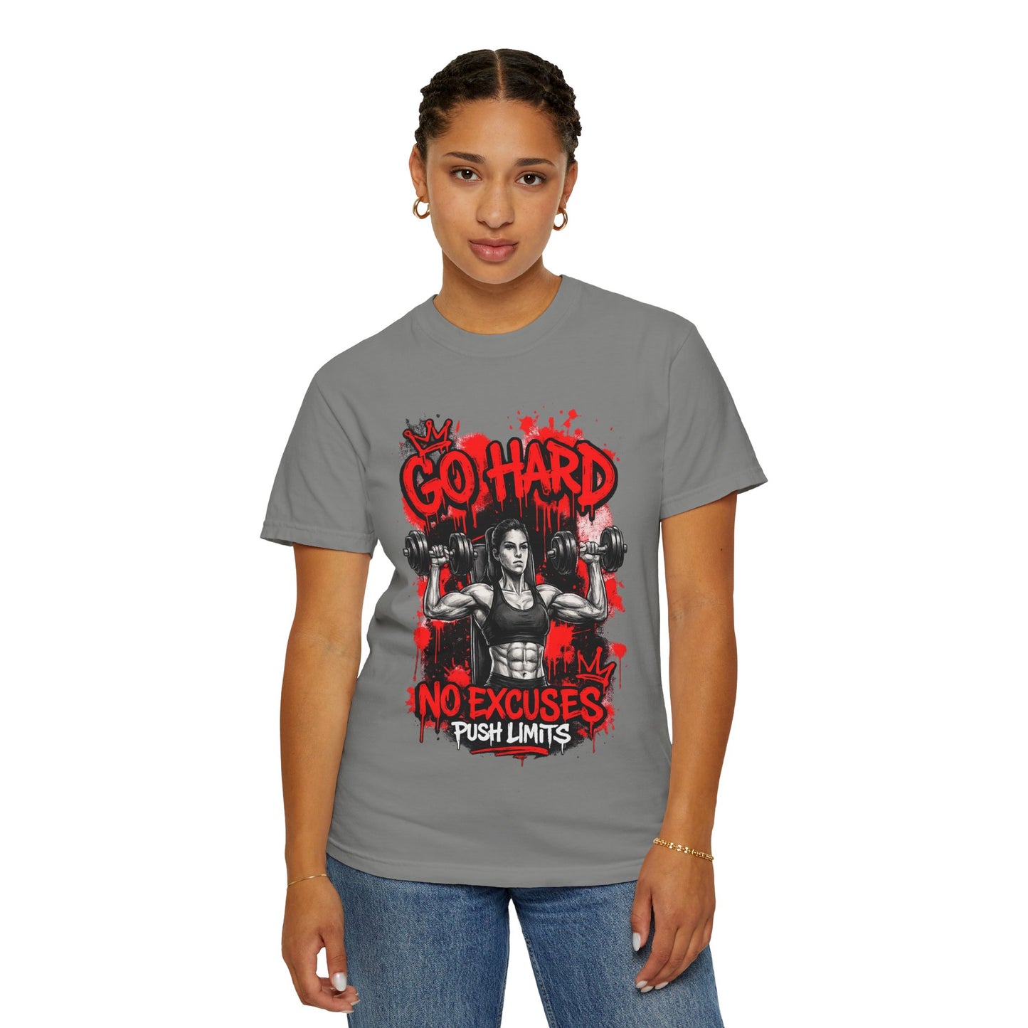 Go Hard No Excuses Fitness T-Shirt