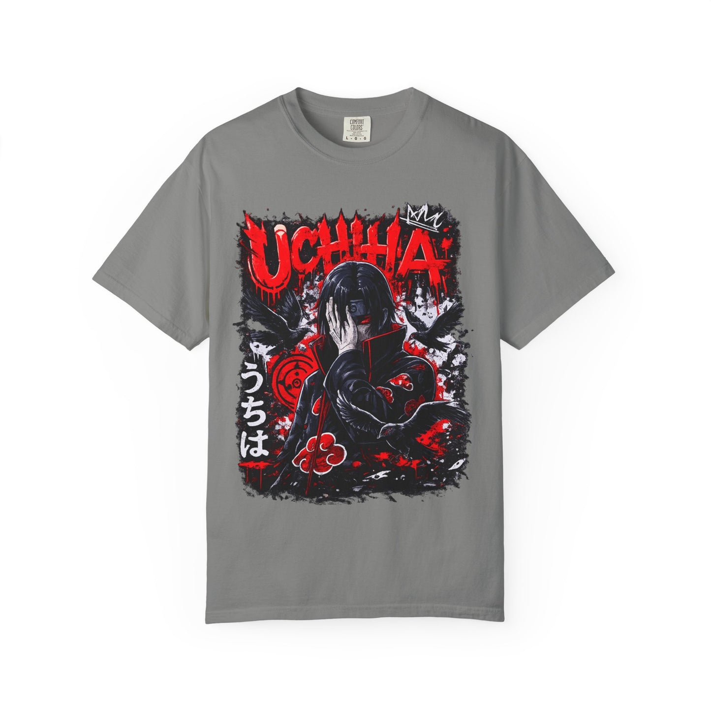 Uchiha Anime Graphic T-Shirt — Dark Manga Ninja Art Tee