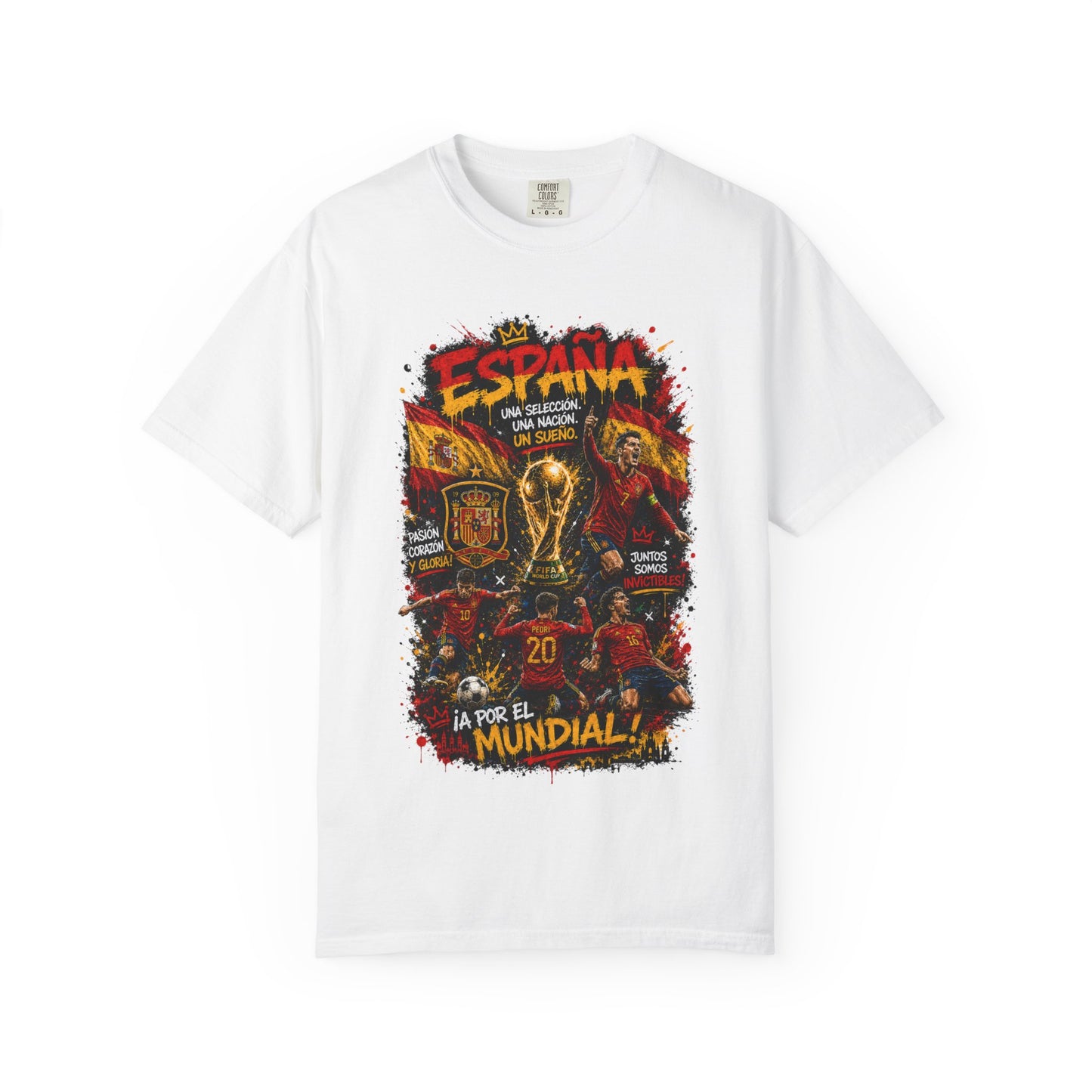 España World Cup Soccer Graphic Tee | España Mundial T-Shirt