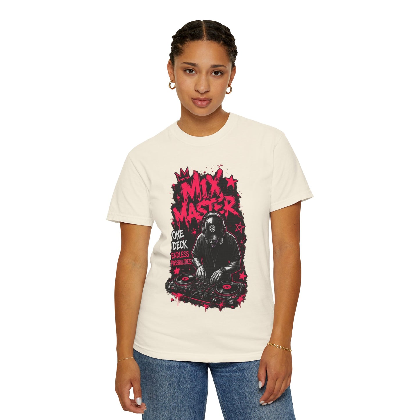Mix Master DJ T-Shirt — Vintage Turntablist Graphic Tee