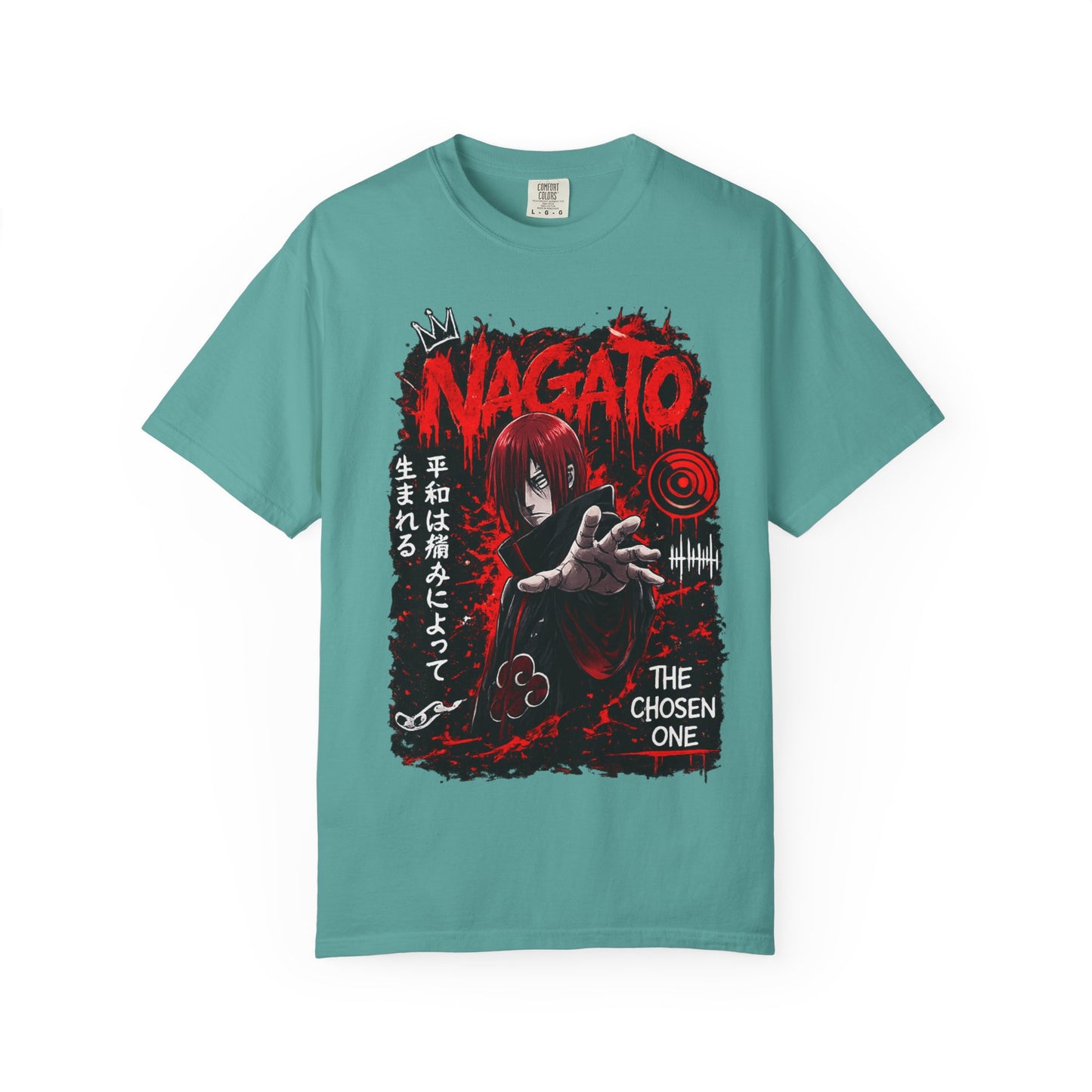 Nagato Graphic T-Shirt — 'The Chosen One' Anime Horror Tee