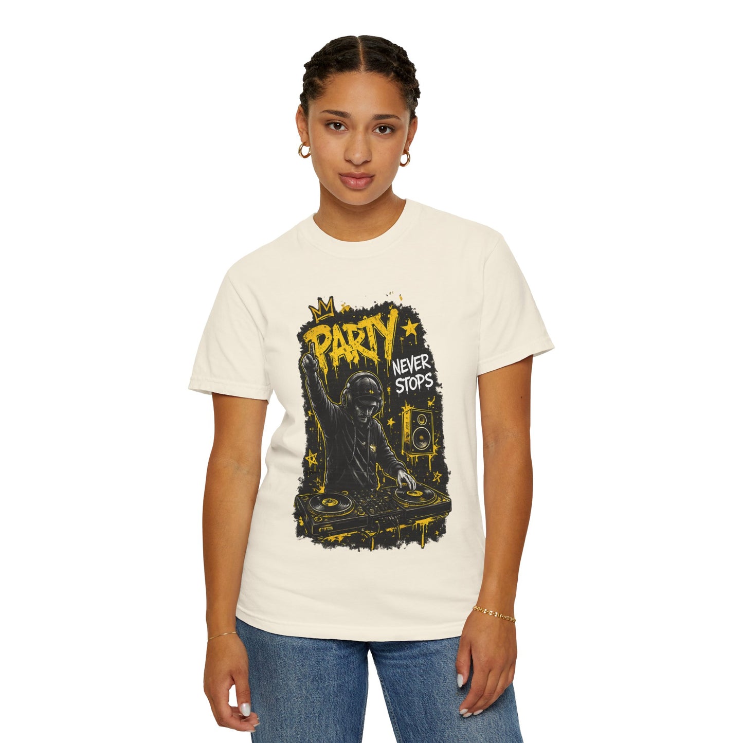 Party Never Stops DJ T-Shirt