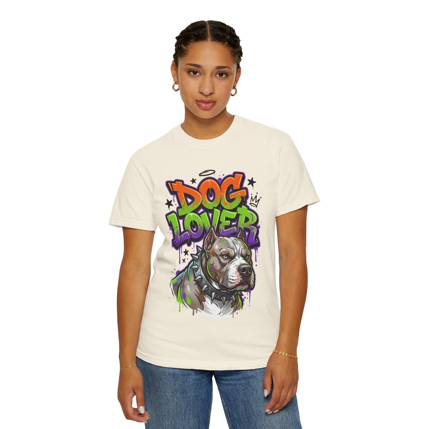 Dog Lover T-Shirt — Urban Graffiti Pitbull Tee