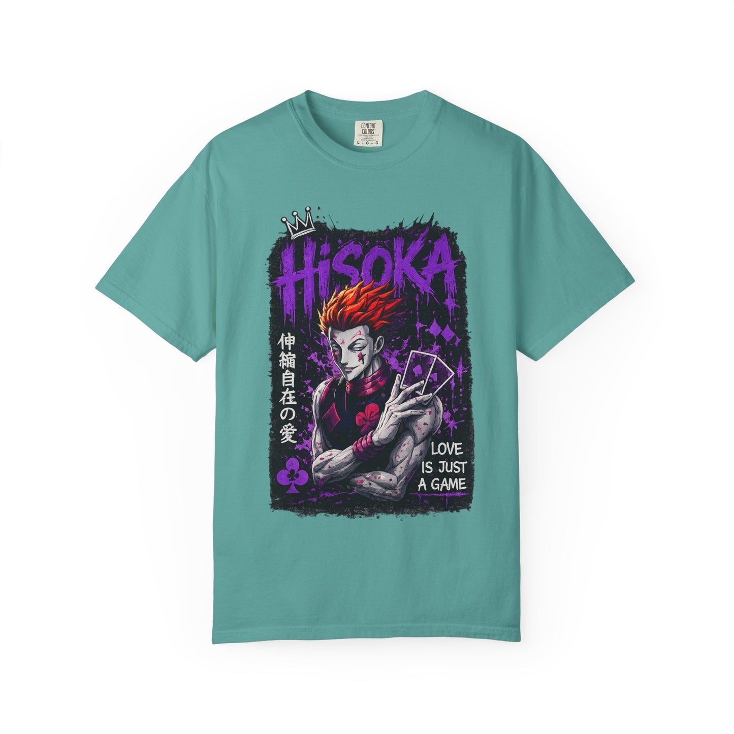 Hisoka Anime Graphic T-Shirt — "Love Is Just a Game" Villain Tee