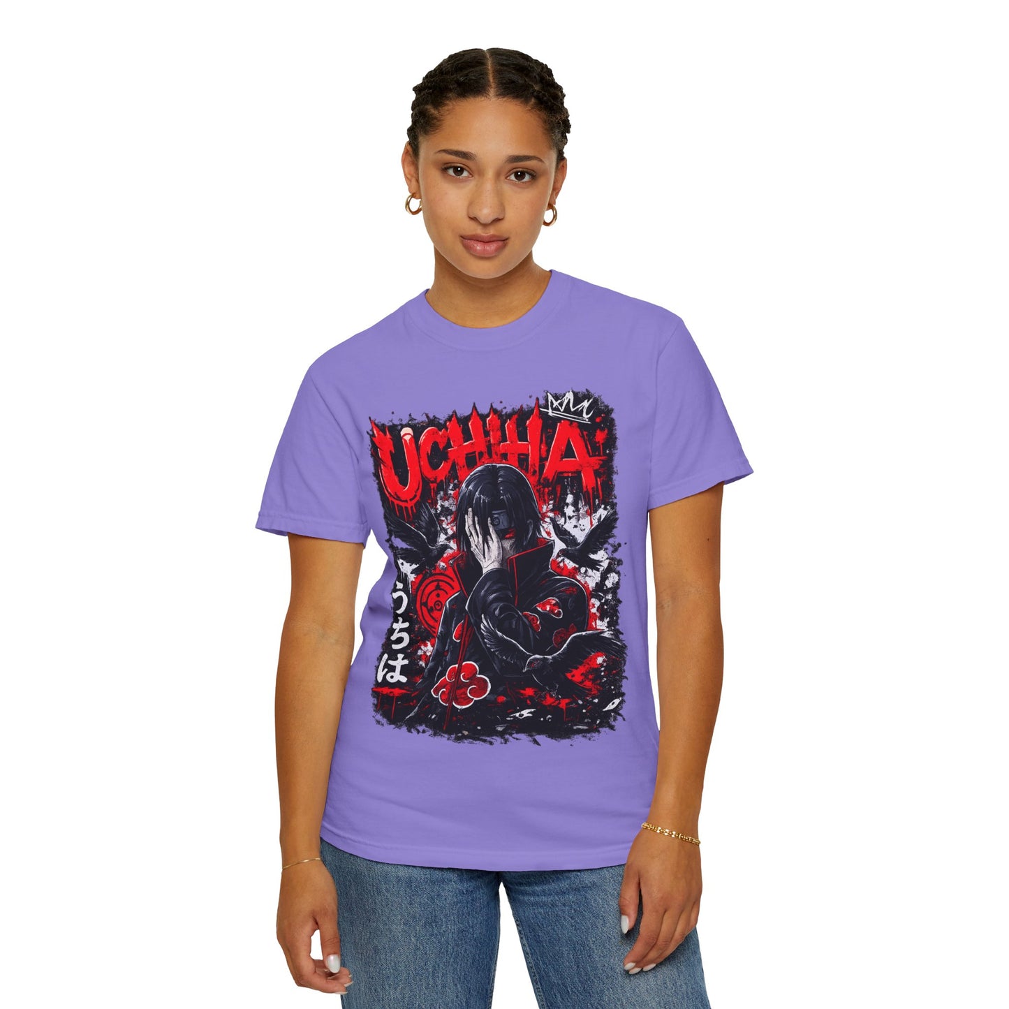 Uchiha Anime Graphic T-Shirt — Dark Manga Ninja Art Tee