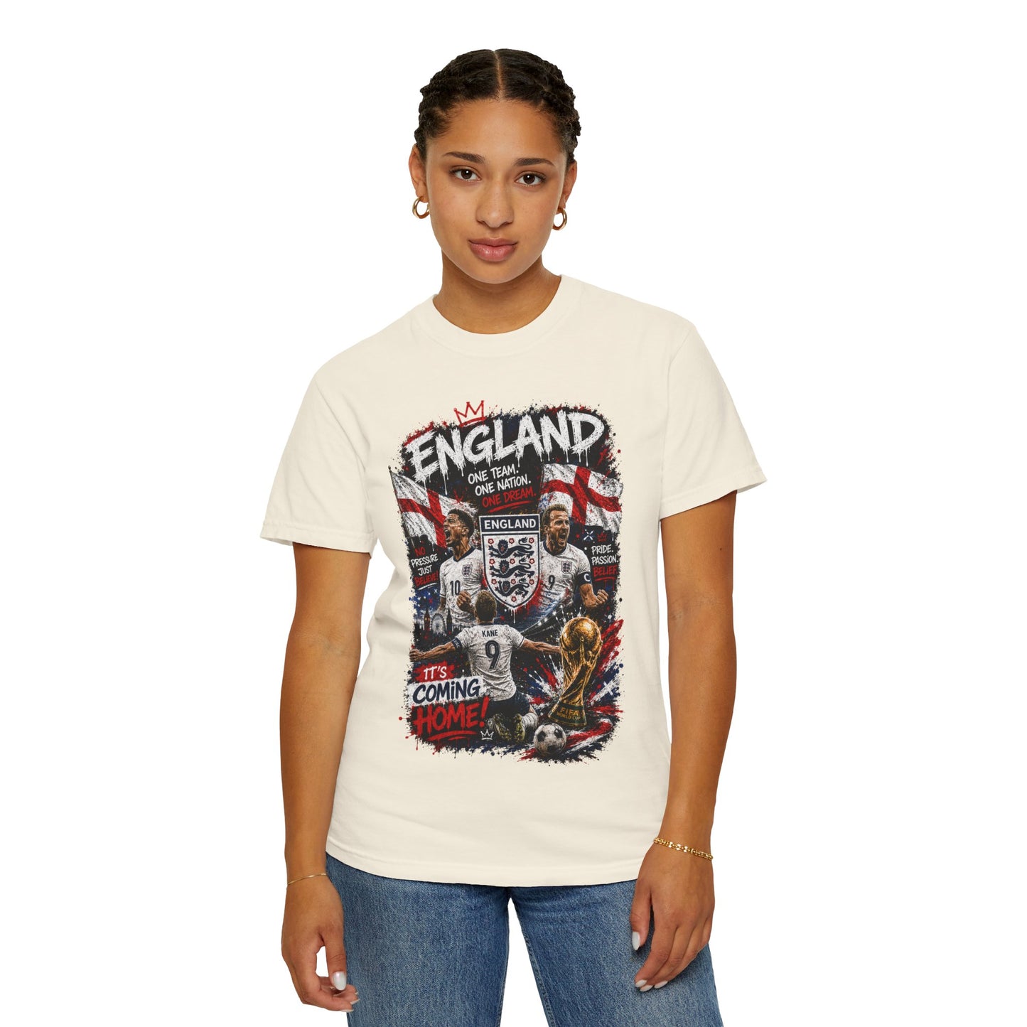England Football Squad T-shirt | It’s Coming Home World Cup Soccer Tee