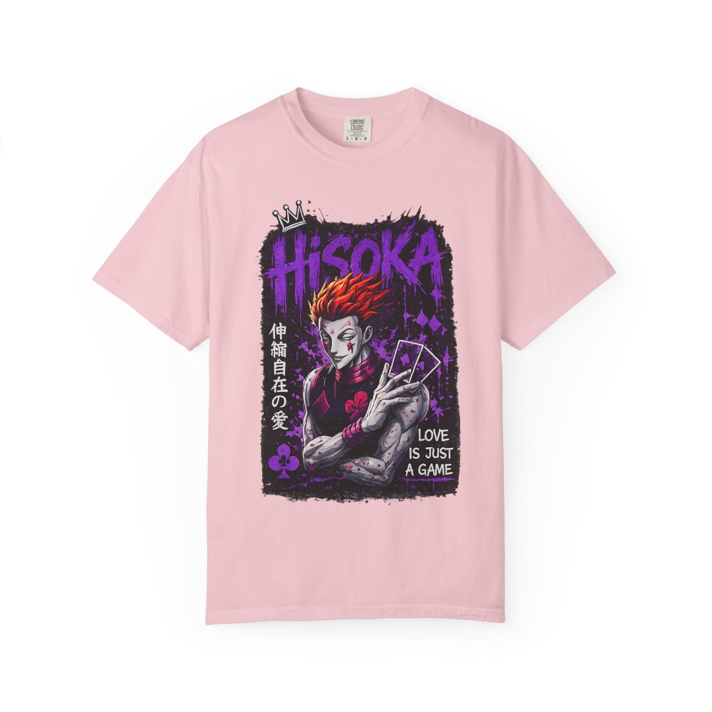 Hisoka Anime Graphic T-Shirt — "Love Is Just a Game" Villain Tee