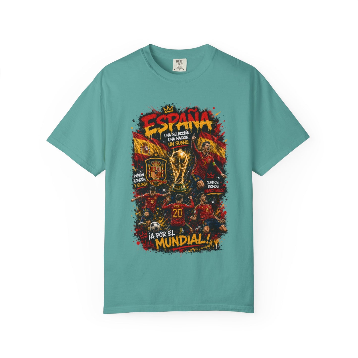 España World Cup Soccer Graphic Tee | España Mundial T-Shirt