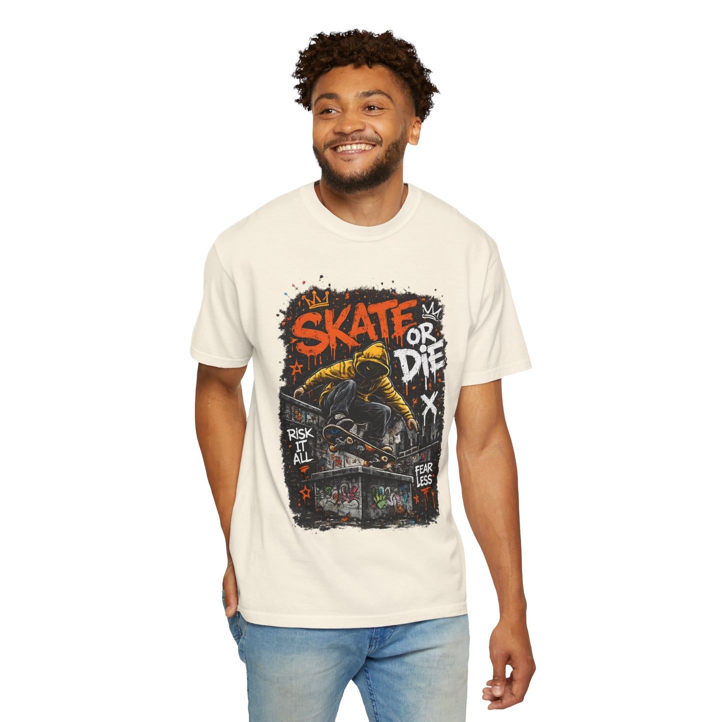 Skate or Die T-Shirt — Fearless Street Skateboard Graphic Tee
