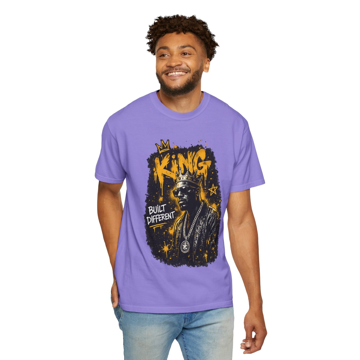 King Built Different T-Shirt — Urban Retro Graphic Tee