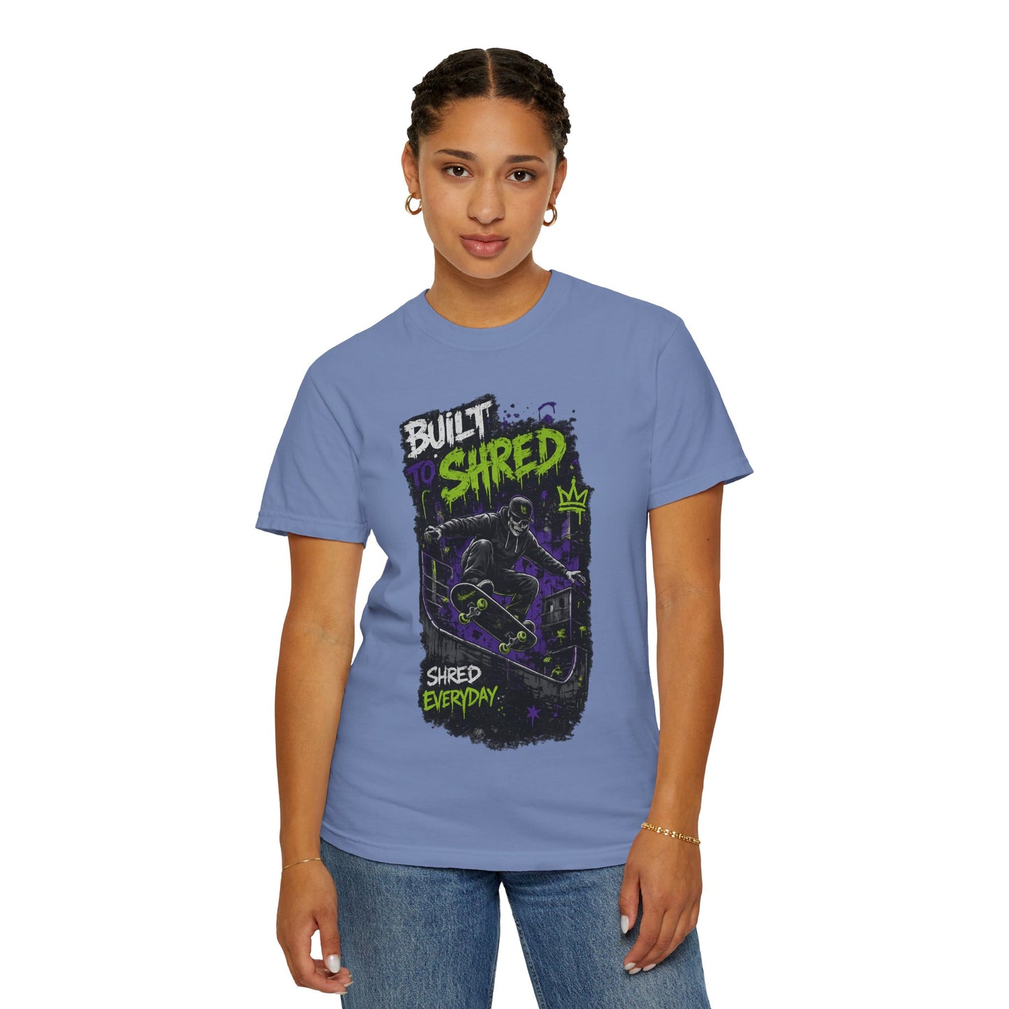 Built to Shred Skateboard T-Shirt — "Shred Everyday" Graphic Tee
