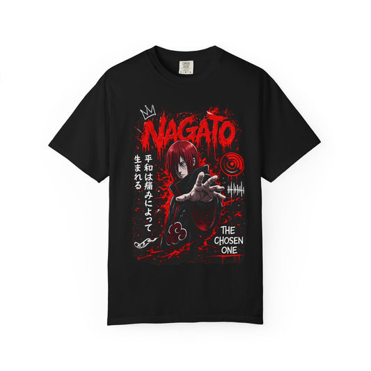 Nagato Graphic T-Shirt — 'The Chosen One' Anime Horror Tee
