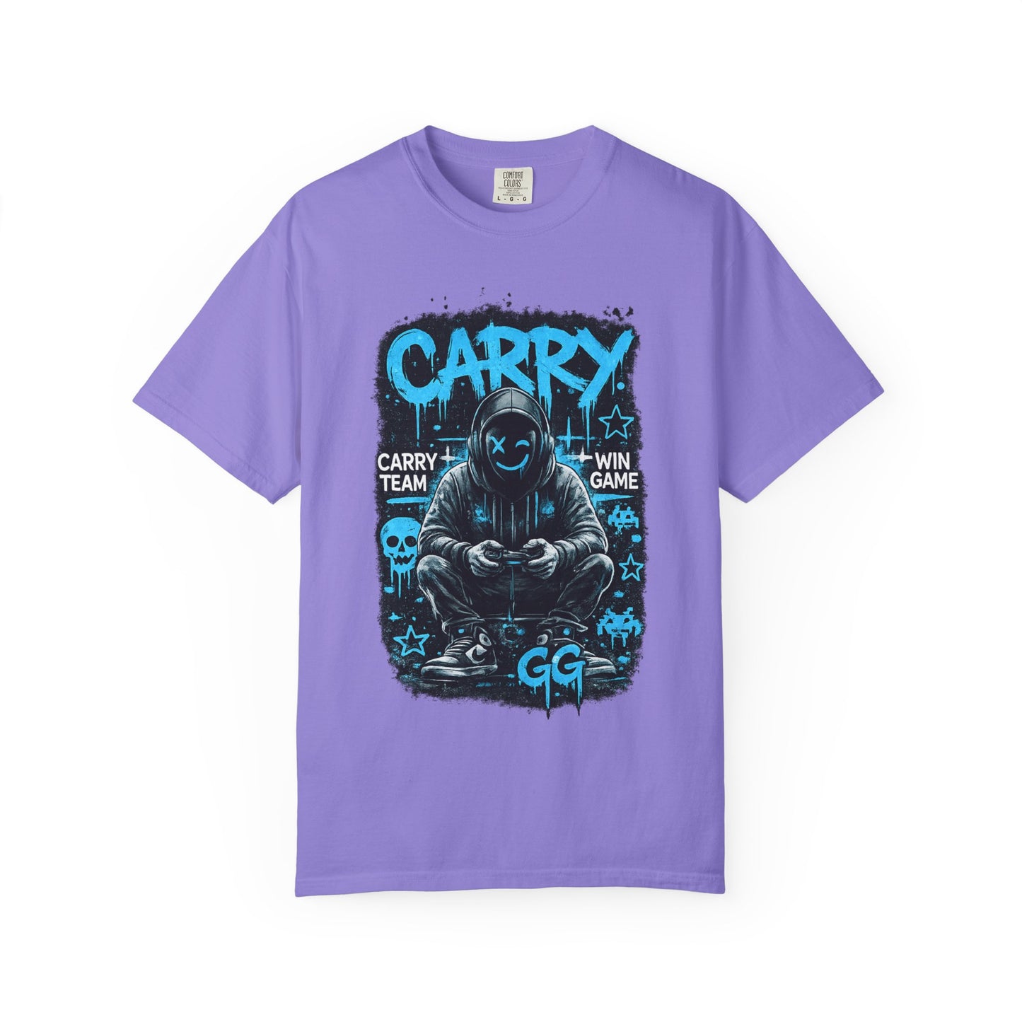 Carry Gamer Hoodie T-Shirt | Esports Gamer Graphic Tee