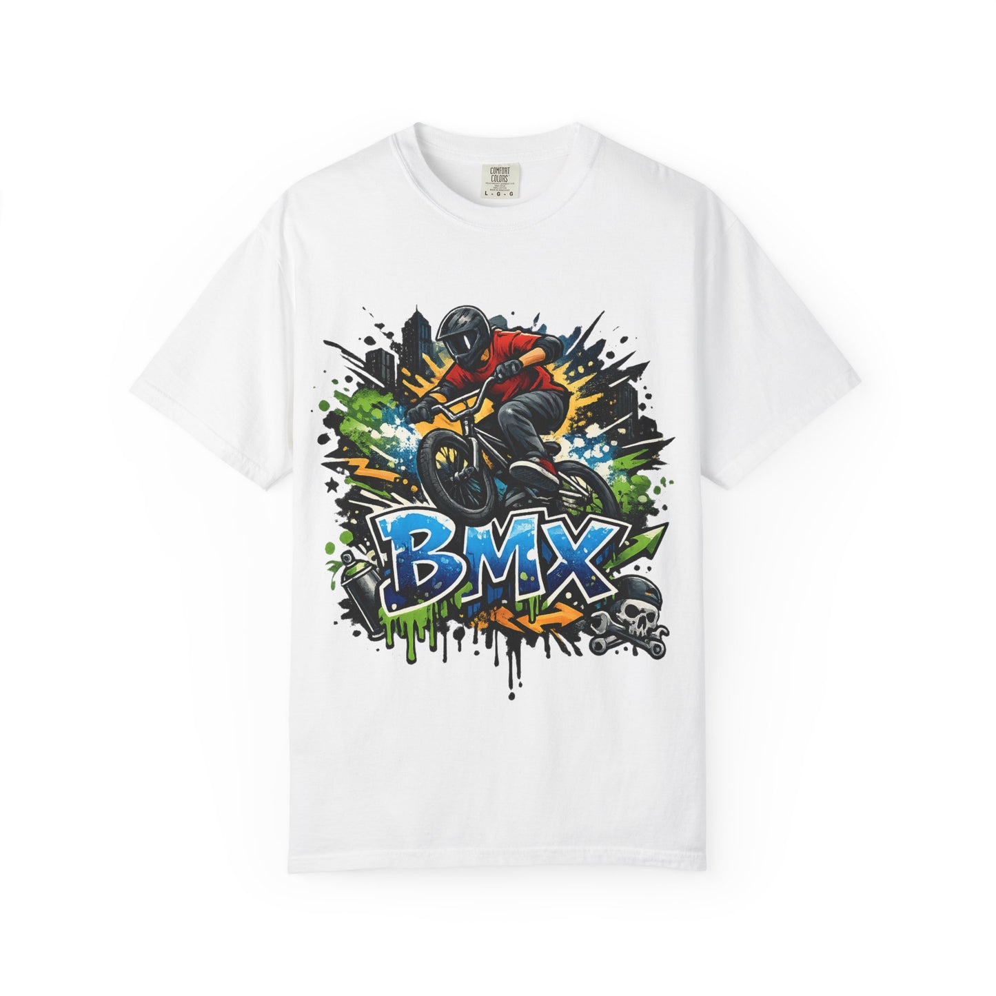 BMX Graffiti Rider T-Shirt — Extreme BMX Bike Tee