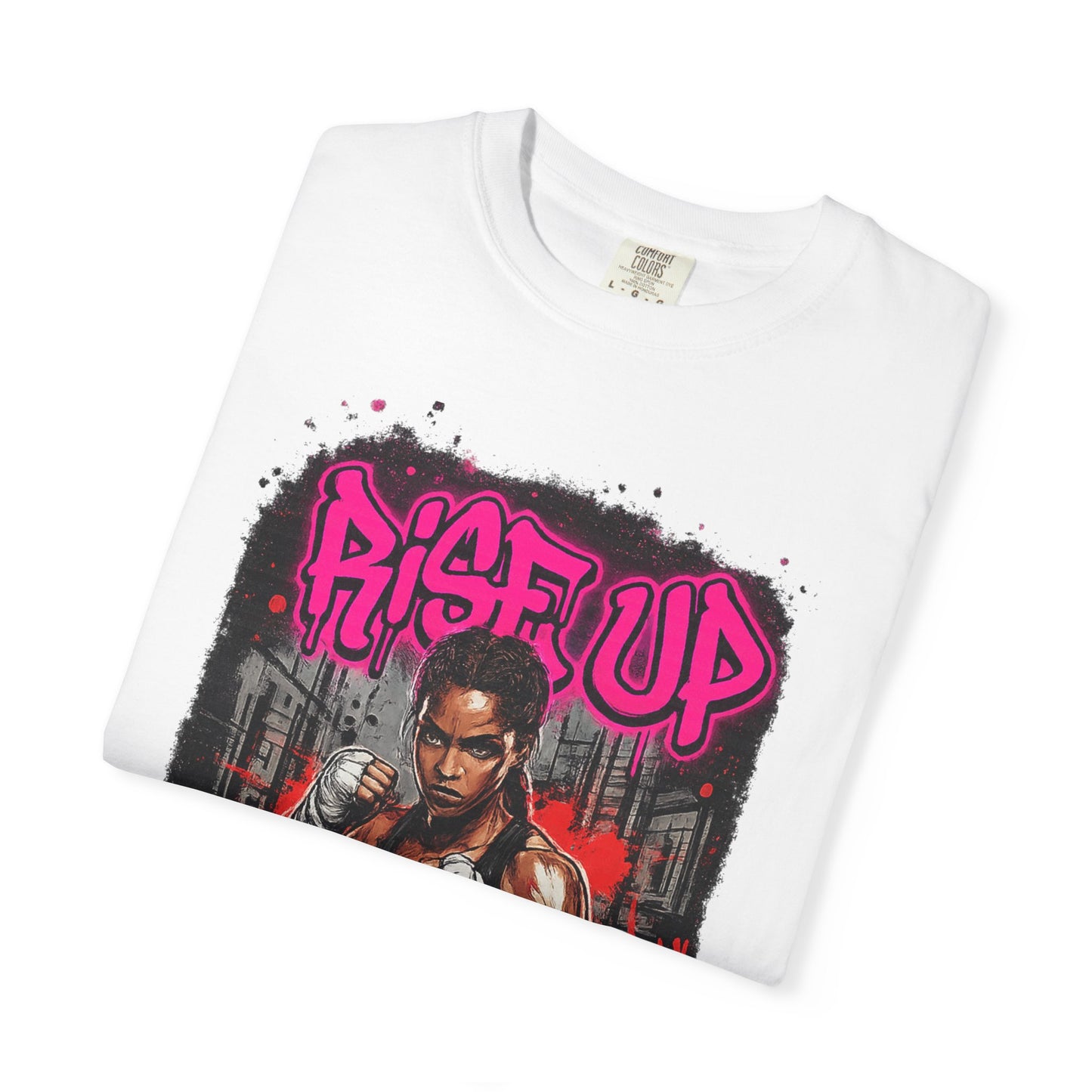 Rise Up UFC Graphic T-Shirt — 'Rise Up / No Fear' Motivational Streetwear