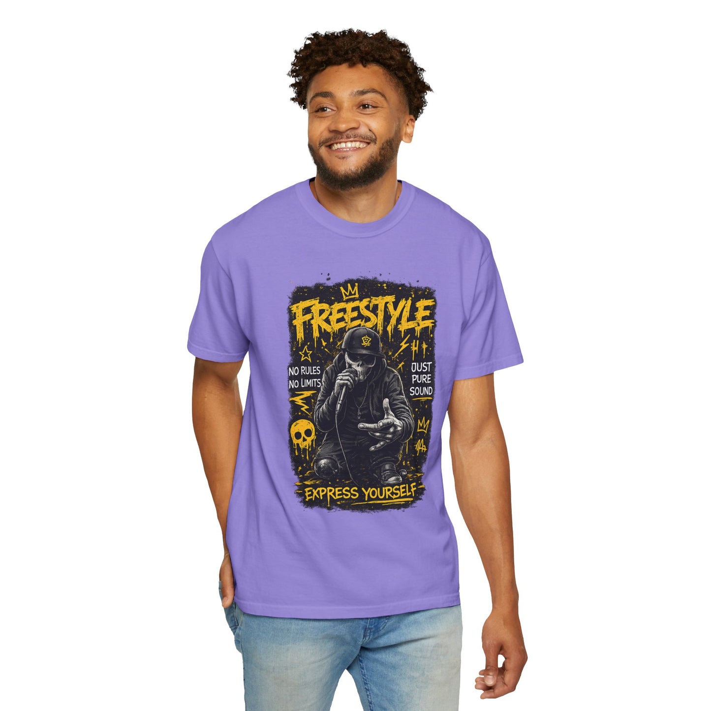 Freestyle Rap T-Shirt — "Express Yourself" Streetwear Graphic Tee