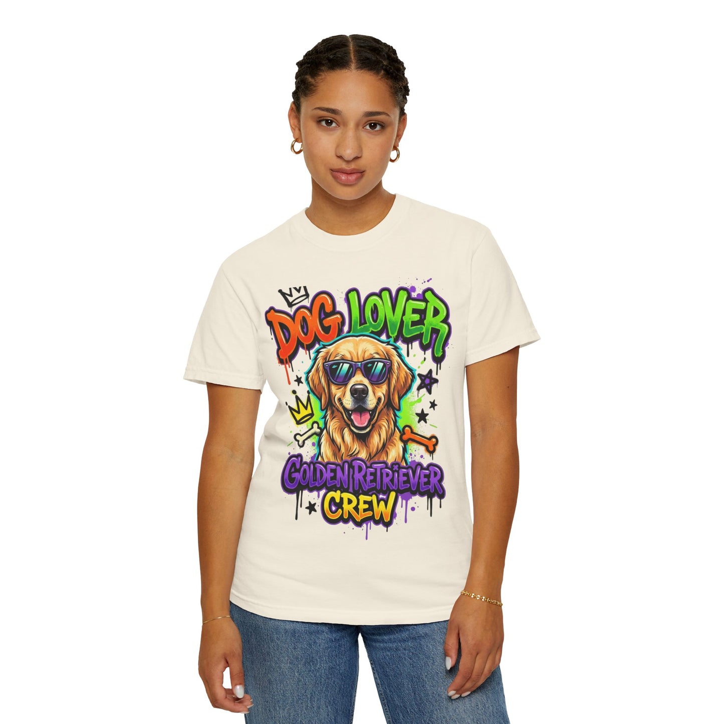 Dog Lover Golden Retriever Crew T-Shirt