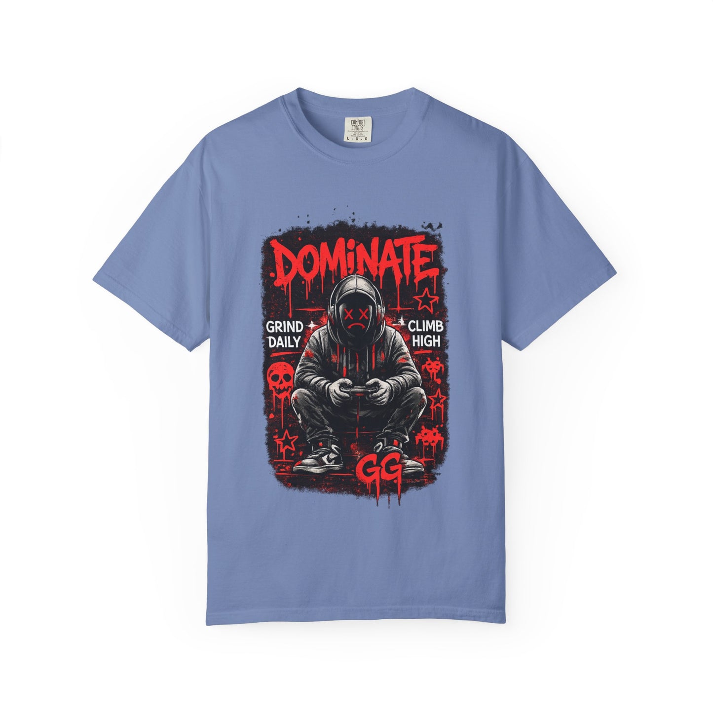 Dominate Gamer Hoodie Graphic T-Shirt | Gaming Streetwear Tee