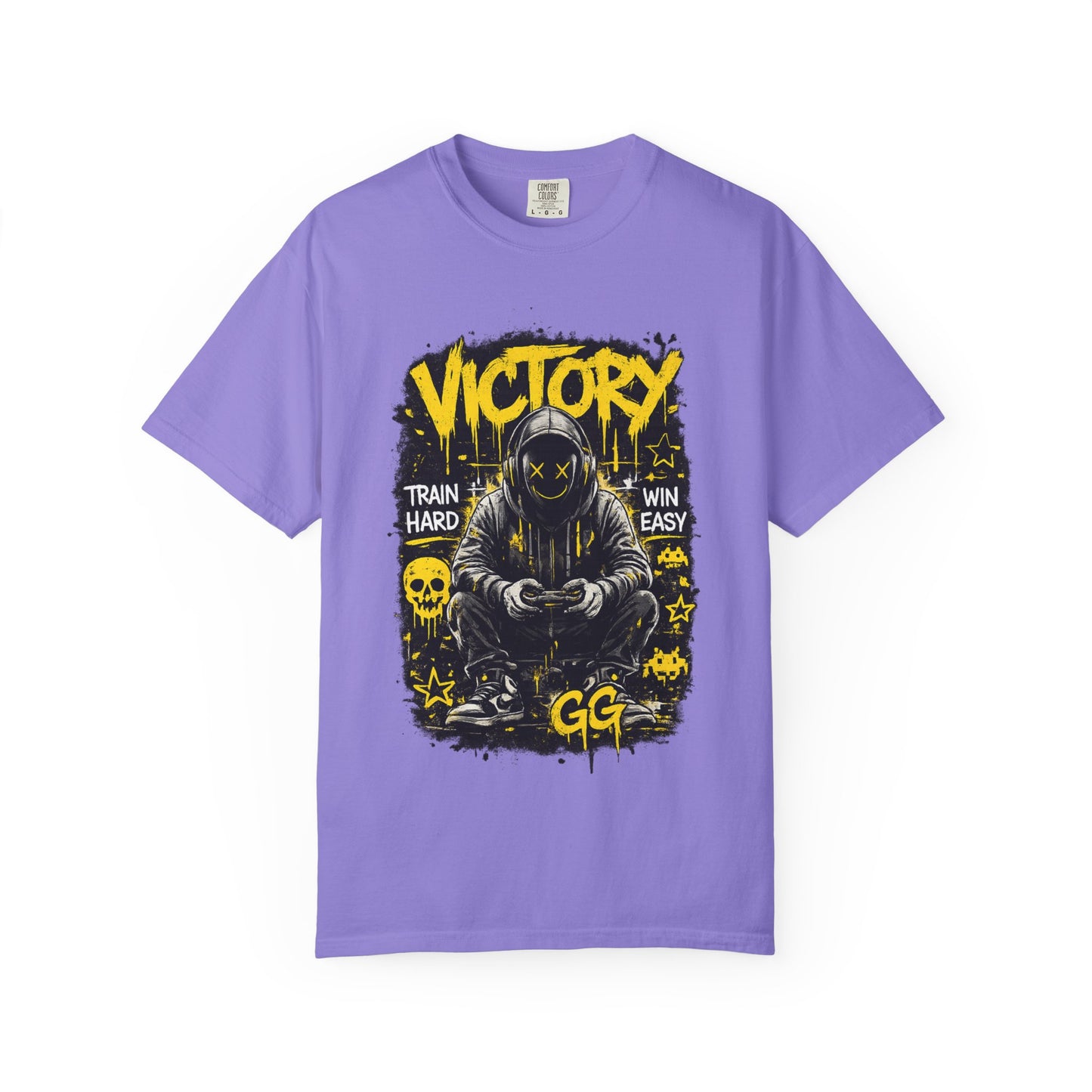 Victory Gamer Hooded Character T-shirt | GG Esports Graphic Tee