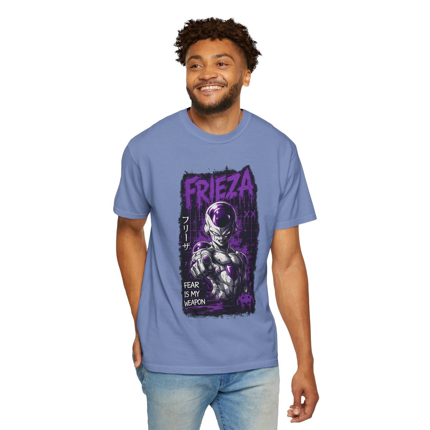 Frieza Graphic T-Shirt — 'Fear Is My Weapon' Anime Tee