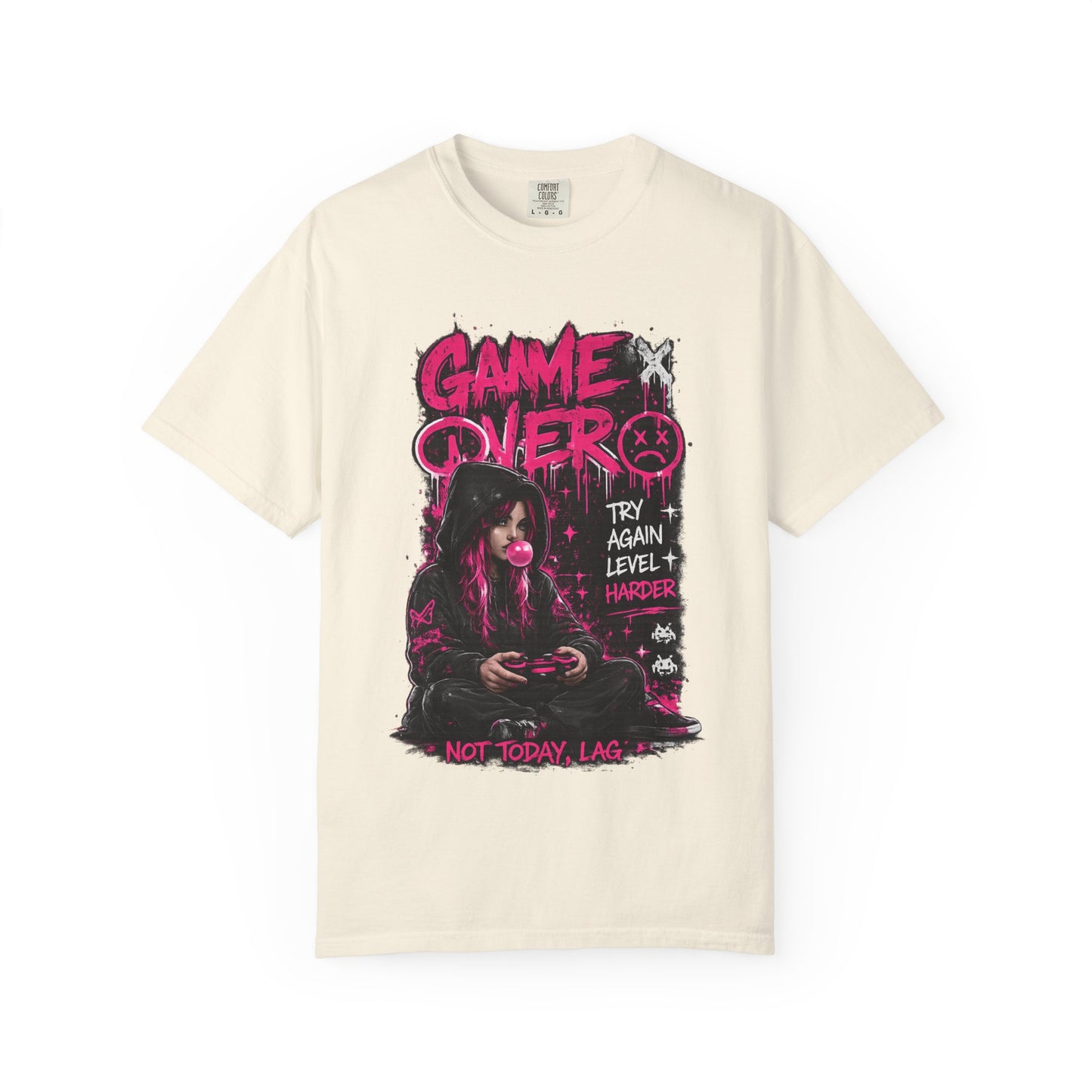 Game Over Graphic T-Shirt — 'Not Today, Lag' Gamer Tee