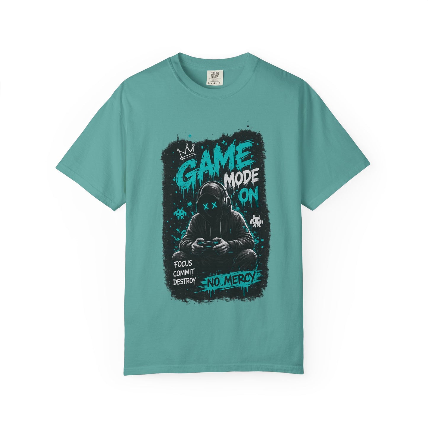 Gaming T-Shirt — "Game Mode On: No Mercy" Gamer Tee