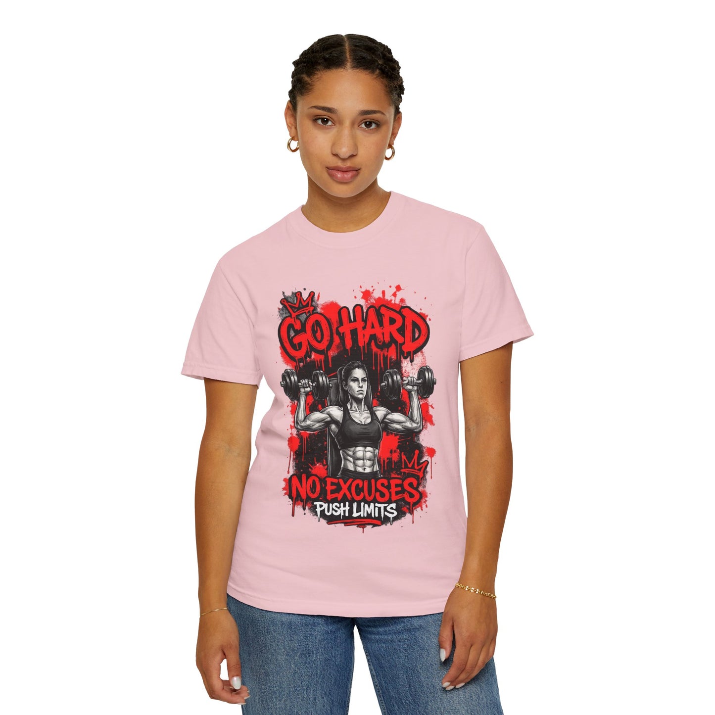 Go Hard No Excuses Fitness T-Shirt