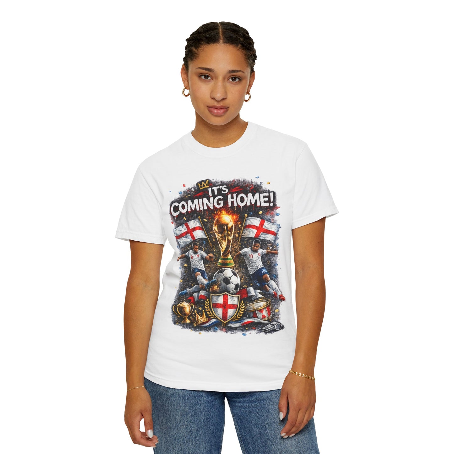 It's Coming Home football World Cup shirt | England flag soccer tee